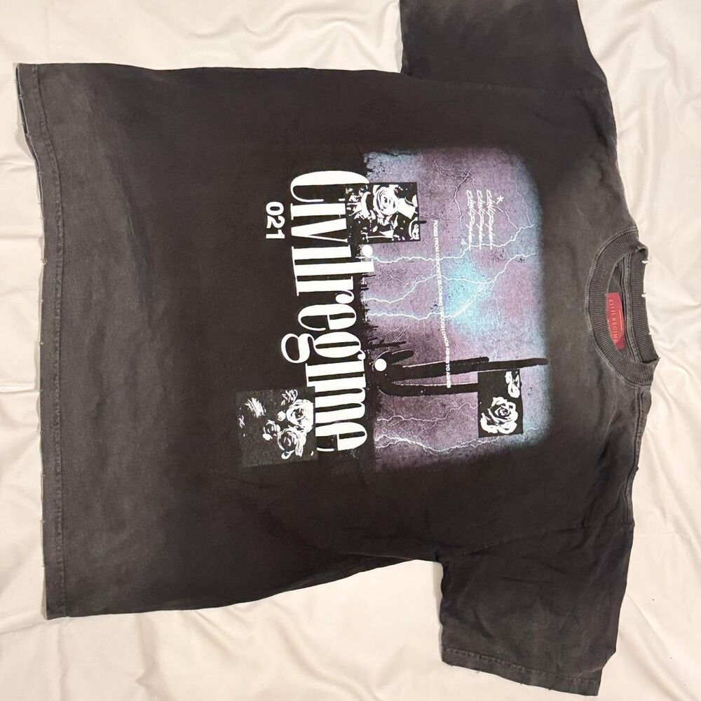 Civil-clothing Men's Black and Grey T-shirt